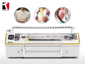 China TWH Computerized Flat Knitting Machine , 52Inch 3G Automatic Knitter Machine wholesale