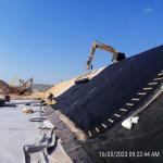 100% Virgin HDPE LLDPE 1mm 2mm HDPE Geomembrane Liner for Fish Pond Culture