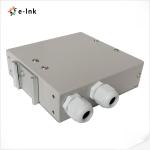 6-Port DIN-Rail Mount Fiber Optic Splice Enclosure