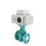 Anti Corrosion Fluorine Electric Ball Valve Dn15 - Dn250 Electric Motorized Ball