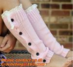 Trim Crochet Knit Foot Knee High cotton socks use for women Leg Warmers and Boot