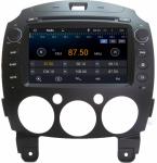 Ouchuangbo DVD Player GPS radio Mazda 2 2010-2012 android 4. 4 3G Wifi iPod