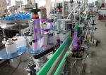 Stainless Steel Bottle Adhesive Labeling Machine PLC Controlled System
