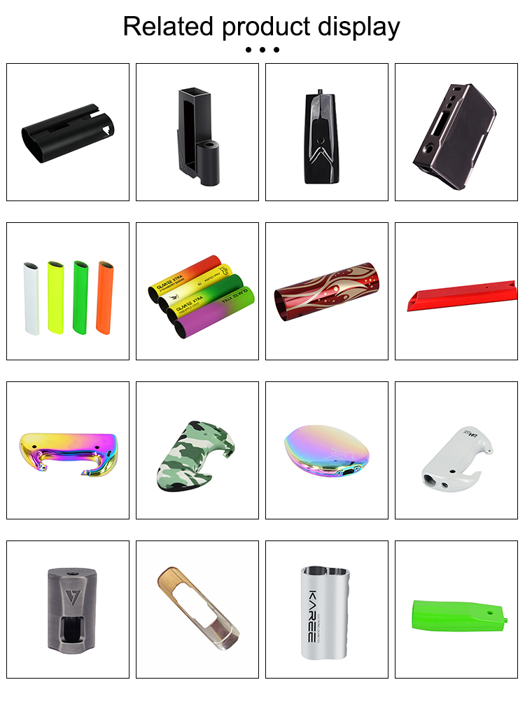 Zinc Alloy Aluminum Die Casting Practical Metal Vape Shell For E-Cigarette Case