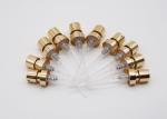 Light Gold Crimp Sprayer Pump Cosmetic Aluminum Perfume Mist Sprayer For Bottles