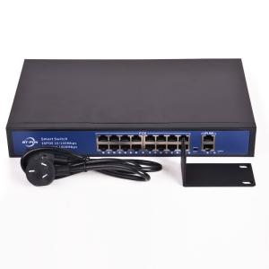 China V2.0 IEEE 802.3af/At 150w 16 Port Poe Network Switch wholesale