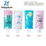 Custom Printed Cosmetic Lotion Liquid Stand Up Plastic Pouch Packaging,Plastic