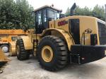 990h 9 Ton Wheel Used Cat Loaders Cummins Qsm11 Engine 9459 * 3579 * 3821mm
