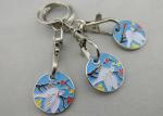 Iron One Euro Trolley Coin, Shopping Trolley Tokens with Die Stamping for Shop,