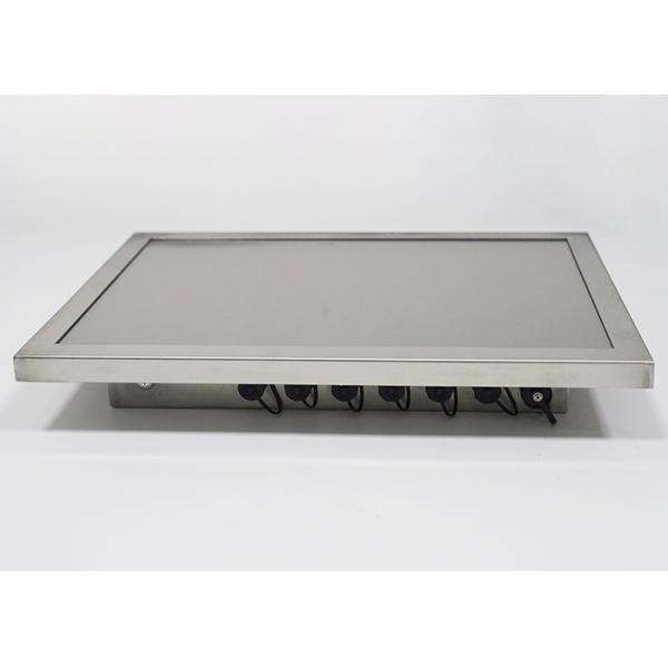 17 Inch Stainless Steel Panel PC Touch With Glove / 4MM Tempered Glass