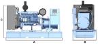 Customized 300kw 320kva Ultra Quiet Genset Diesel Generator Soundproof
