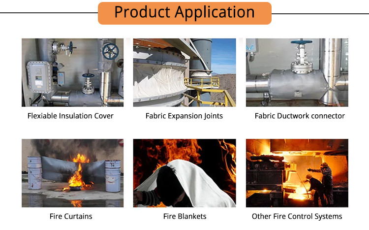 High temperature fabric cloth Silicone rubber coated fiberglass cloth high-strength, high-temperature-resistant