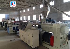 China Double Screw WPC Couch Foam Board Machine , WPC Foamed Board Extrusion Line wholesale