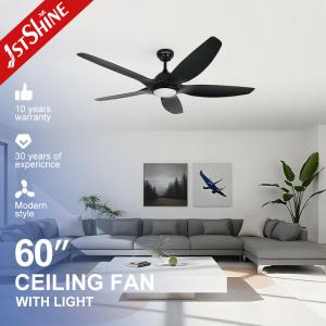 China 60inch Low Noise Ceiling Fan 38W With 5 Speed Choice Remote Control wholesale