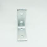 45 Degree Right Silver Angle Corner Bracket 3mm Heavy Duty Assemble Connectors