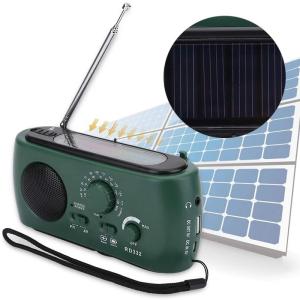 China AM FM Internet Emergency Lantern Radio , Solar Powered Portable Radio Rechargeable wholesale