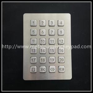 China ODM 24 Key Backlit Numeric Keyboard Access Control Digital Metal Keyboard wholesale