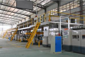 China 5ply Automatic Corrugated Carton Machine / Cardboard Production Line wholesale