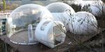 PVC Tarpaulin Dome Clear Inflatable Bubble Tent With Bathroom Inflatable Party