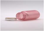 Pink Medicine Pill Bottles Tablet Capsule Frost Bottle With Child Proof Cap