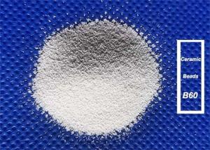 China Round Solid Ceramic Bead Blasting Media For Metal Surface Finish wholesale