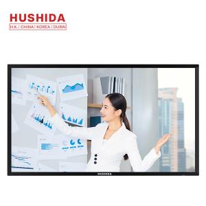 China HUSHIDA 55 inch Capacitve Touch Screen Multimedia Smart Interactive Whiteboard For Video Meeting wholesale