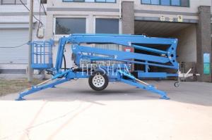China Towable Cherry Picker Spider Lift Trailer Articulated For Aerial Work wholesale