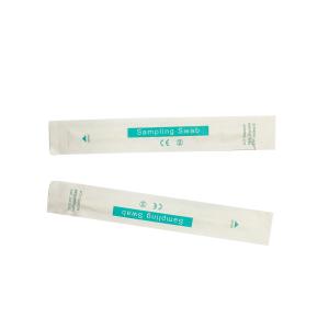 China CE Approved Medical Disposable Specimen Collection Sterile Nylon Flocked Nasopharyngeal Swab wholesale