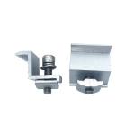 Aluminum Solar Panel End Clamp Weatherproof Photovoltaic Support Fixture