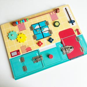 China Children Cognition Development Wooden Montessori Activity Board wholesale
