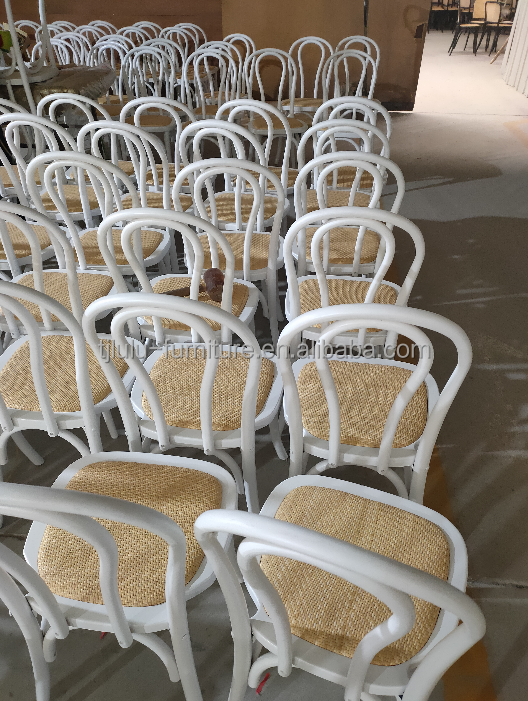 Stackable Wood Chair with 100KG Weight Limit Modern Furniture Restaurant Natual Stacked Rattan Dining Chairs