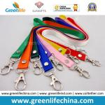 Economical neck various lanyards ready for custom logo printing standard claw
