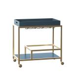 Brass Wine Drink Bar Cart Restaurant Serving Trolley Customized