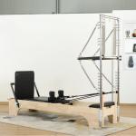 Cheap price Malaysian oak wood cadillac all in one pilates reformer with piano
