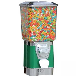 China candy vending machine business 6 coins 1 warranty business high 45cm green mall on sale