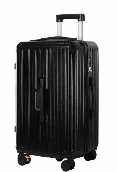 Carry-On Luggage Cup Holder USB Charging Port Hard Side Luggage Spinner Wheels