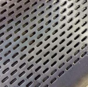 China 304 Stainless Steel Perforated Metal Mesh For Oval Hole Punching wholesale