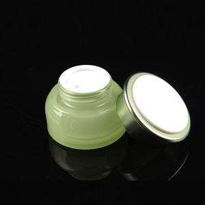 China Wholesale Elegant Violet Empty Drum Shape Cosmetic Cream Jar Acrylic Cosmetic Jars Face Cream Containers For Skincare wholesale