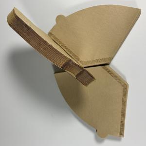 China Cone Shaped Disposable Coffee Filter Paper 12.5x16.5 cm wholesale