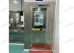25m/s 3 Side Air Shower Booth , 50Hz 2 Filters 1500mm Width Cleanroom Air Shower