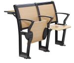 Mooden Folded School Desk And Chair For Double Student Aluminum Alloy Foot