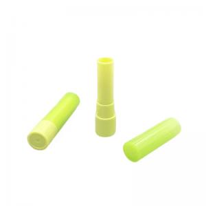 China Twist Up Closure PP Green Lip Balm Tubes Refillable Lip Balm Tube 5g on sale