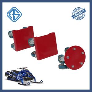 China Rotatable Boost Snowmobile Moving Wheels 1500 Pounds Square Dolly Casters wholesale