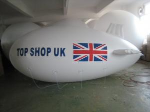 China Inflatable advertising blimp / inflatable giant helium airplane / flying blimp on sale