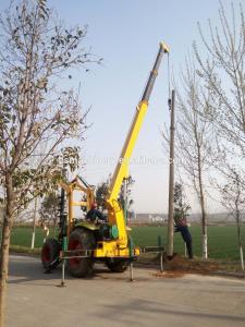 China Small Tractor Ground Hole Drill Machine Hydraulic Earth Auger India wholesale