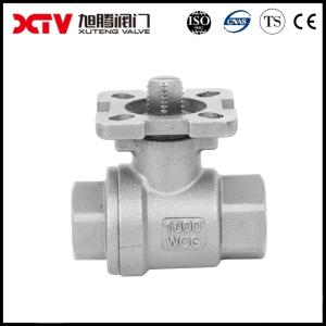 China Xtv 1/2 Inch 2PC Ball Valve with Mountain Pad High Platform Designed and Manufactured wholesale