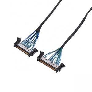 China LCD Notebook Computer Coaxial Cable Assembly Customized 20pin 30pin LVDS wholesale