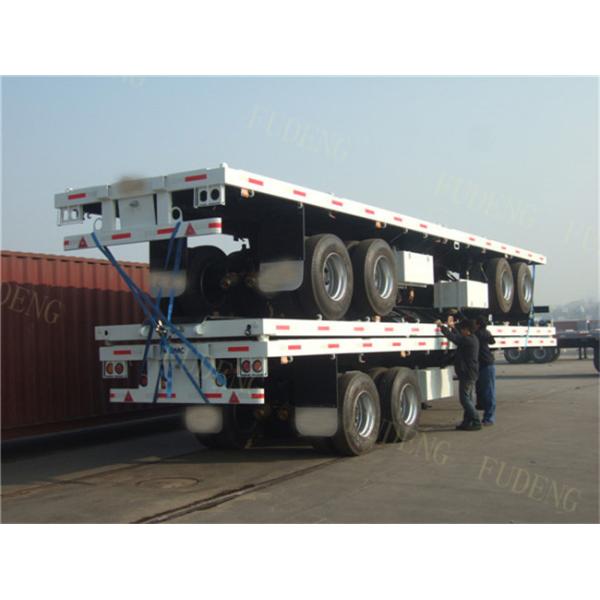 Container Lock Flatbed Container Trailer 40 Tons Payload 20 Feet / 40 Feet