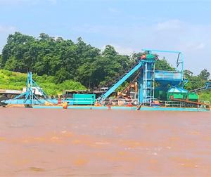 China Multi Bucket Ladder Dredger For Gold And Diamond Panning Machine wholesale