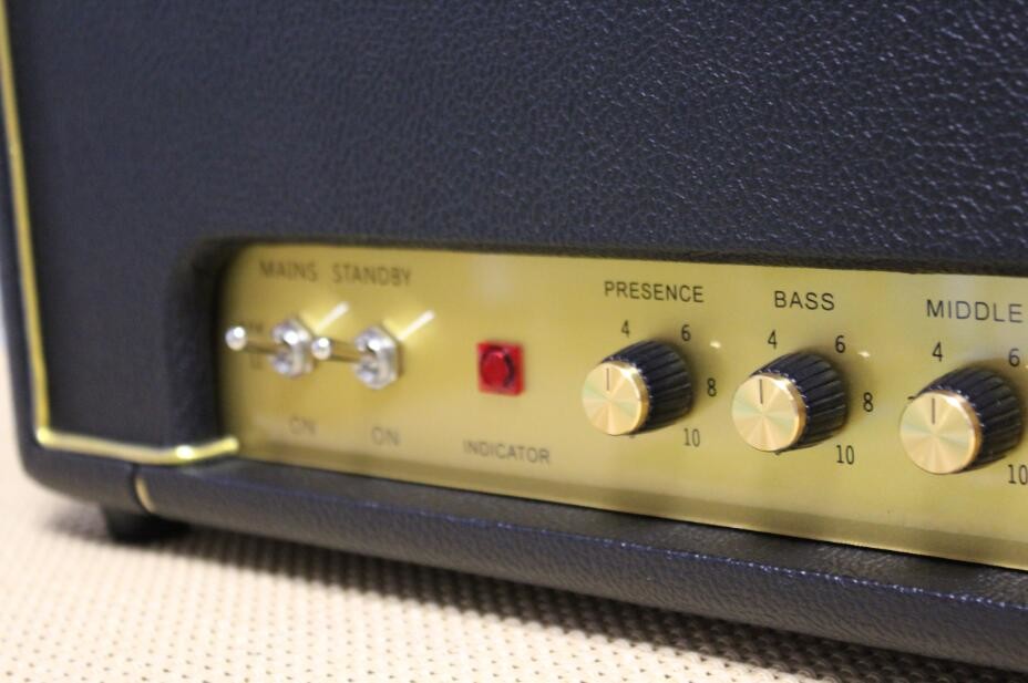 Grand Style Reissue Plexi59 Handwired Tube Guitar Amplifier 50W with Ruby Tubes Imported Components in Black (Plexi59)